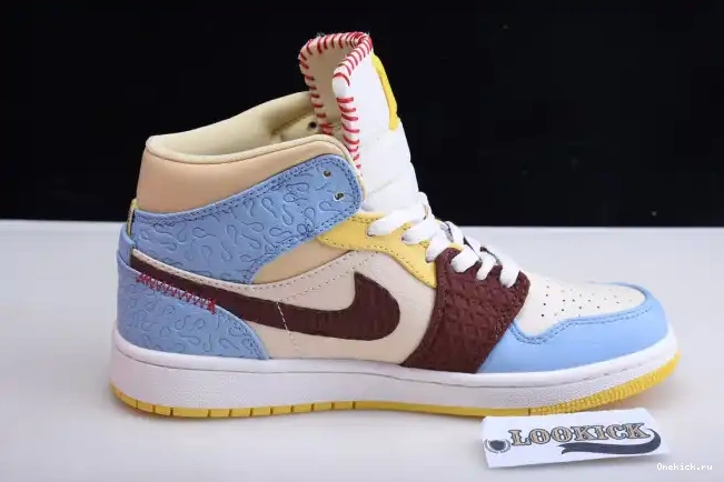 One Kick Jordan Rouge Maison CU2803-200 Fearless Mid SE x Air 1 Chateau 0627